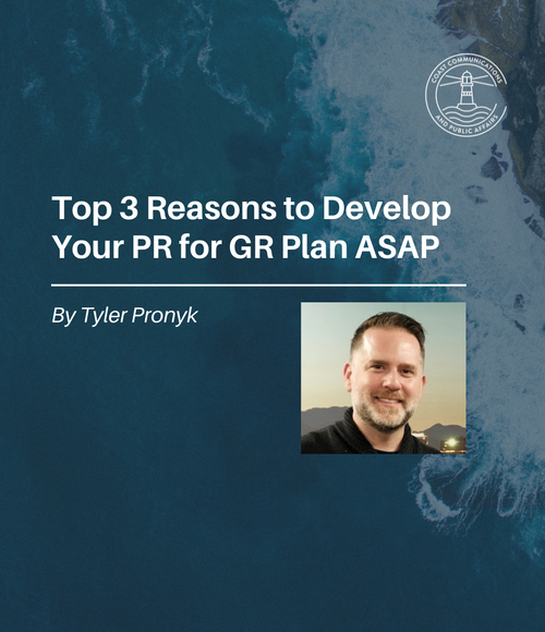 Top 3 Reasons to Develop Your PR for GR Plan ASAP